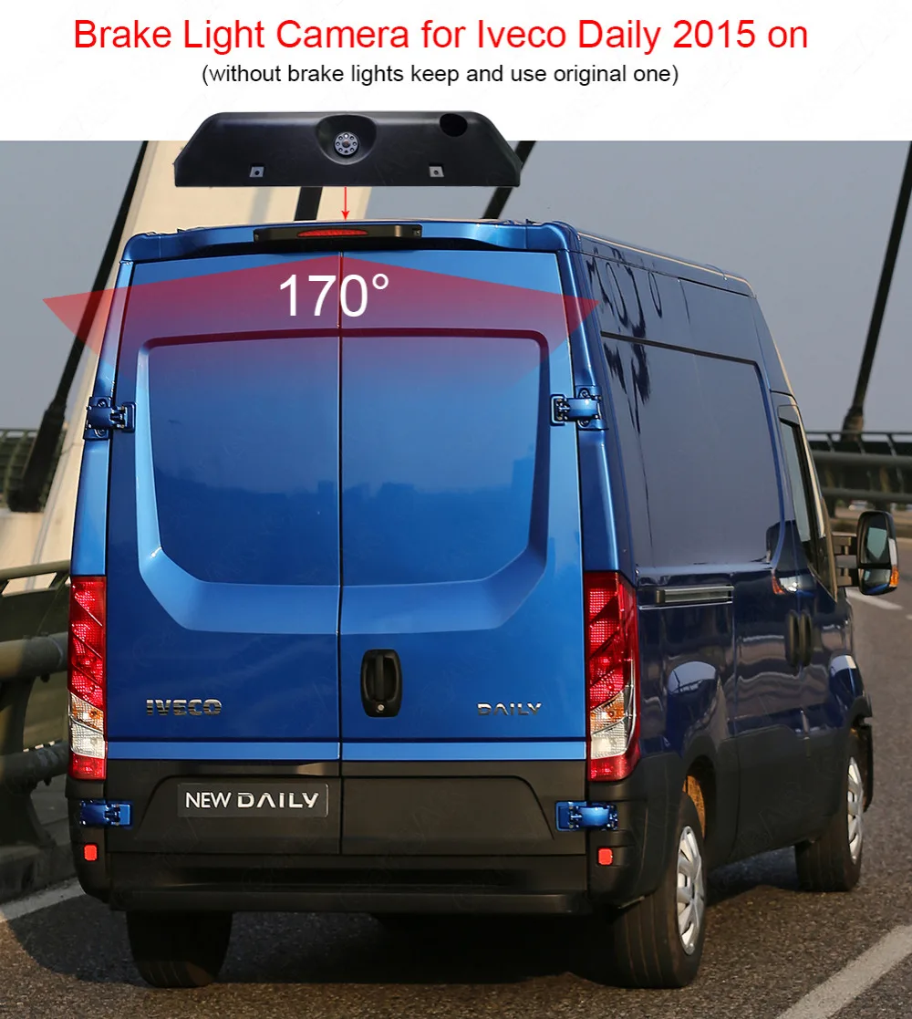 Автомобильная камера с стоп сигналом для Iveco Daily 2015 на задней камере датчиком SONY 1/3