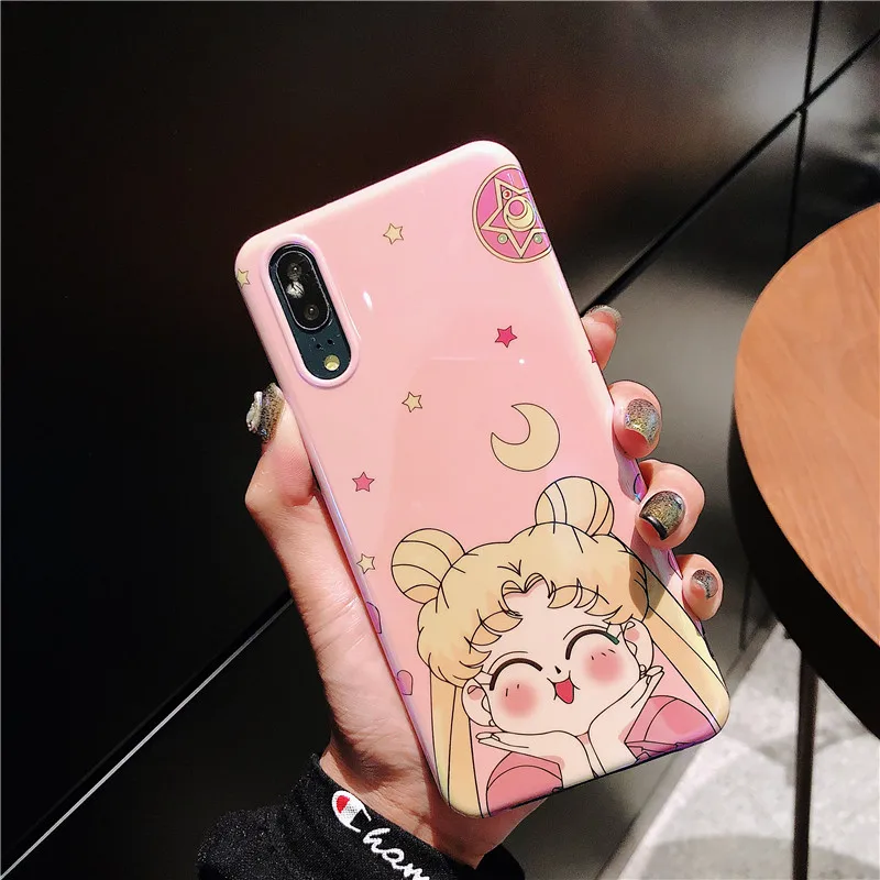 YHBB чехол S японский мультфильм чехол для телефона для huawei Nova 2S чехол s милый Сейлор Мун мягкий чехол для huawei P30 P20 Pro mate 10 20 Pro