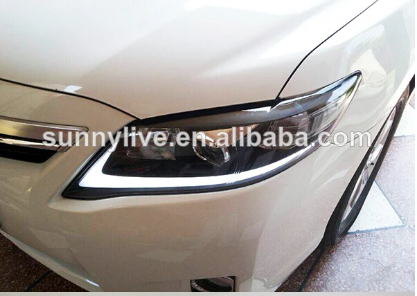 Для TOYOTA Camry Американский U.S.A версия светодиодный фары 2010-2011 год хромированный корпус YZ