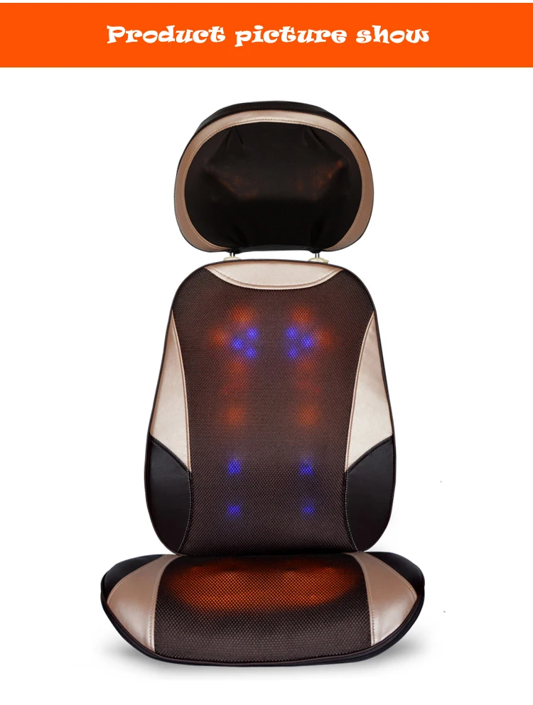 LEK 918C Home Shiatsu Массажная подушка для шеи, талии, спины, бедер E0lectric Массажная подушка для всего тела, Подушка для стула