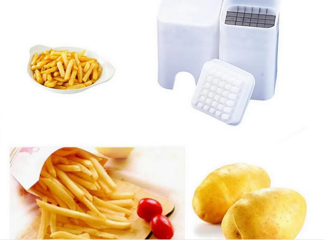 Stainless Steel Hand Potato Chip Cutter Maker | Дом и сад