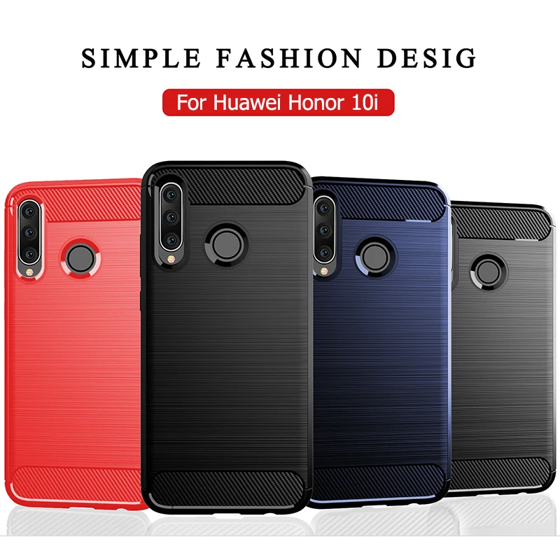 Чехол для Huawei Honor 10i Силиконовый прочный бронированный мягкий чехол 10 Lite чехлы