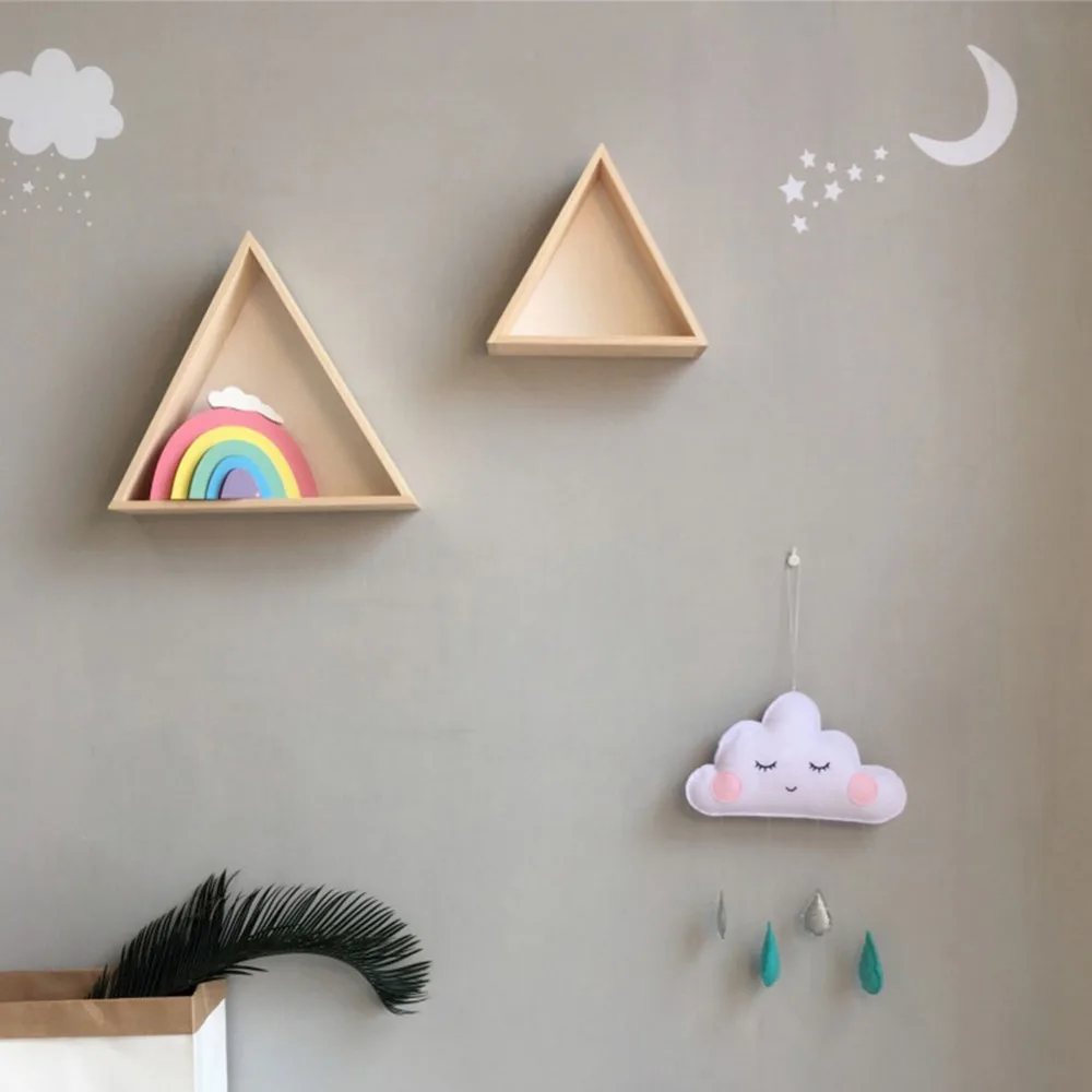 Nordic Style children's Room Decor Felt Cloud Rainbow Kids Decoration Scandinavian Baby Children | Дом и сад