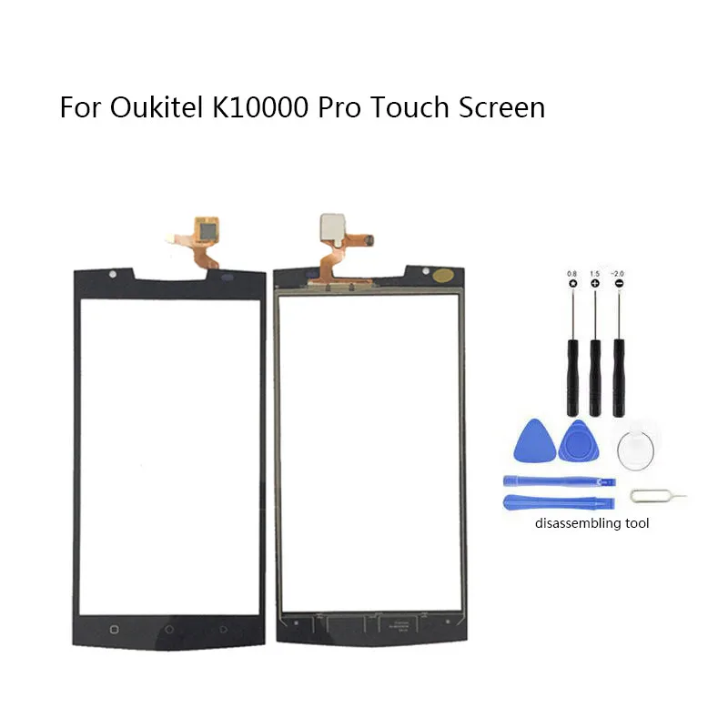5 дюймов для Oukitel K10000 Pro Сенсорный экран дигитайзер стекло оригинальные запасные