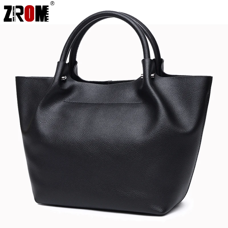 Сумка ZROM из натуральной кожи женская сумка воловьей большая на плечо модная