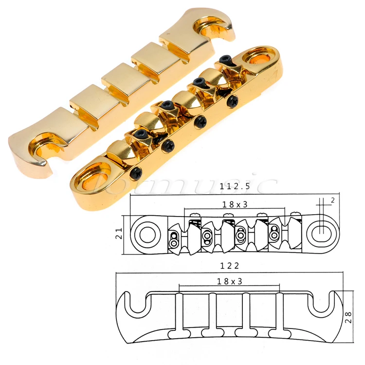 4 шт. клипса для моста задняя часть золото струны со шлицей бас гитары замена|tune o