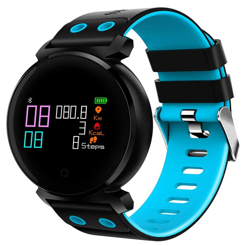 IP68 Waterproof Colorful OLED Smart Band Pressure Heart Rate Monitor Watch Bracelet Blood oxygen Wristband | Электроника