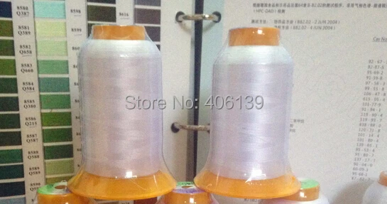 Новая большая катушка для швейной машинки нить ниток Brother Janome 5000 м * 4 две белые и