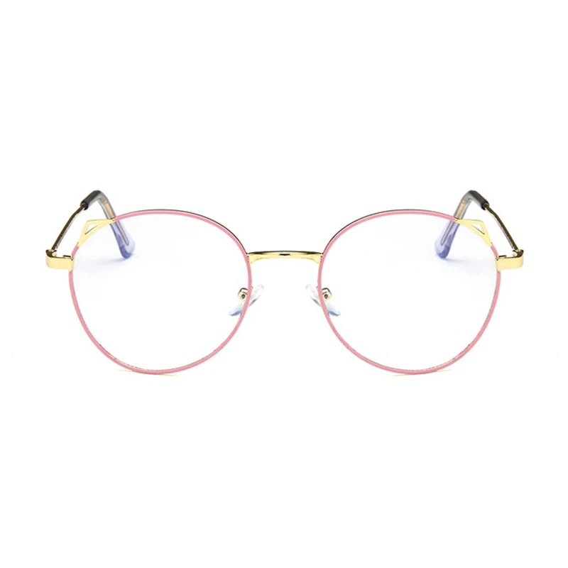 WOWSUN круглые оправа для очков в стиле кошачьи глаза женские очки ретро оптические