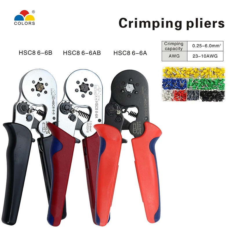 Инструмент для обжима проводов обжимные плоскогубцы цветов, многофункциональные Обжимные щипцы, Обжимные Щипцы