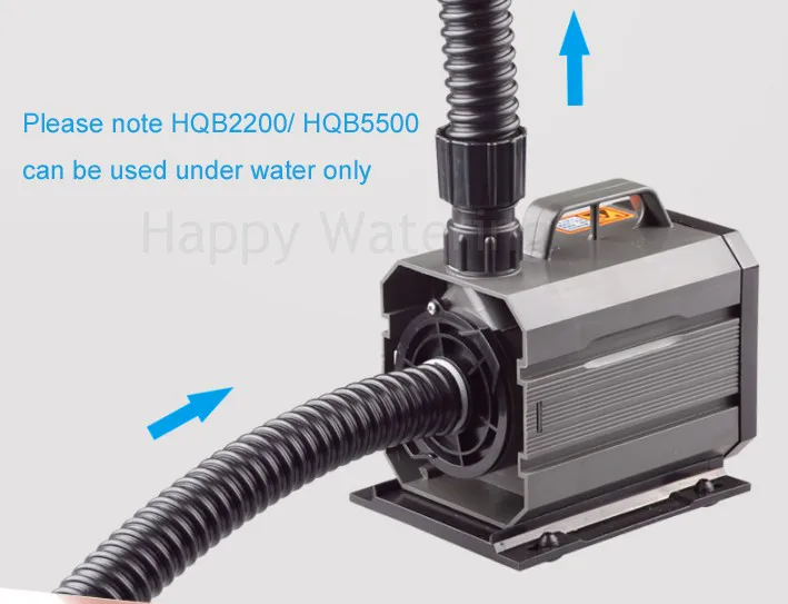 HQB-2500 Type 55W маленький водяной насос для аквариума фонтана пруда с 2000 л/ч 2 5 м
