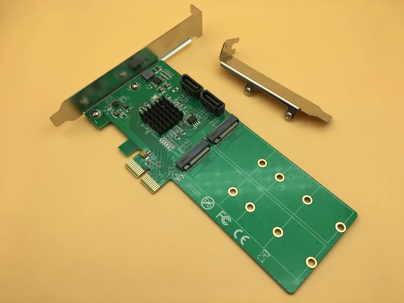 PCI E к 2 портовым M.2 NGFF SSD + портовый SATA 3 0 Raid Card Hardware RAID поддержка 0/1/10|raid card|raid 0sata 3.0 |