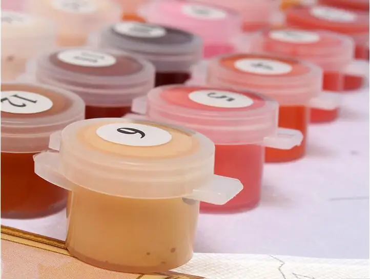 Бескаркасная картина по номерам краска Настенный декор diy масляная живопись на