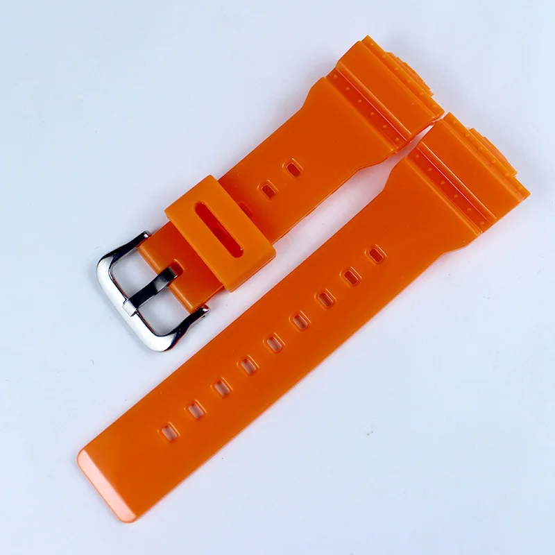a5 Orange Последний силиконовый ремешок подходит для Casio Baby-G Series BA-110 111 112 BGA-130, Женский Пластиковый силиконовый светильник, аксессуары для часов - Цвет ремешка: a5 Orange