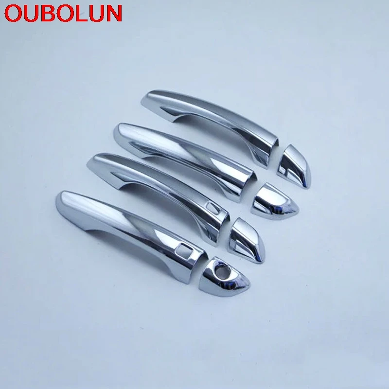 Крышка дверной ручки OUBOLUN из АБС пластика для Hyundai Elantra Avante 2016 2017|abs chrome|for hyundai