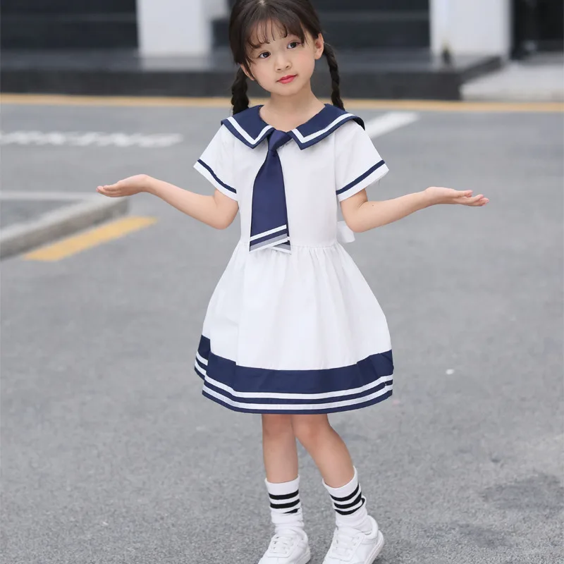 Летние хлопковые платья в полоску для девочек 100% хлопок детская одежда с