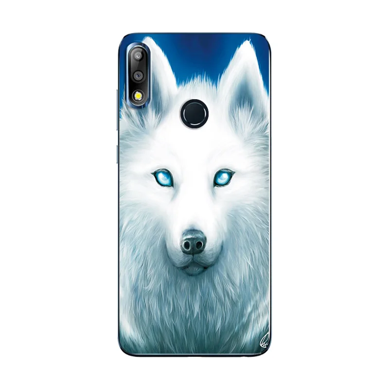 W75 Милый модный чехол для телефона Zenfone Max M2 ZB633KL Animal Love Heart задняя крышка для Zenfone Max Pro M2 ZB631KL чехол-бампер - Цвет: W75