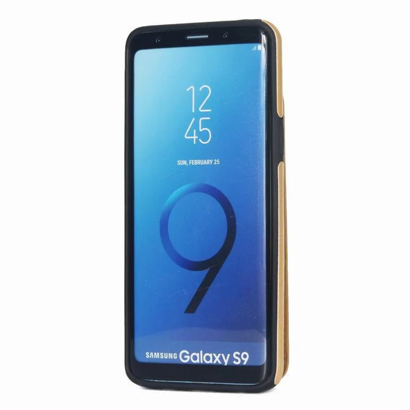 Вертикальный кожаный флип чехол для Samsung Galaxy S9 S8 S10 Plus из искусственной кожи с