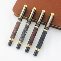 dika wen 891 luxury gold 3d golden clip high quality metal ballpoint pens for writing metal roller ball pen free shipping