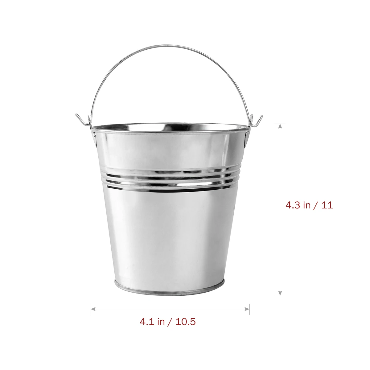 ROSENICE 6 шт. портативная мини жестяная тарелка ведро для льда бочка шампанского