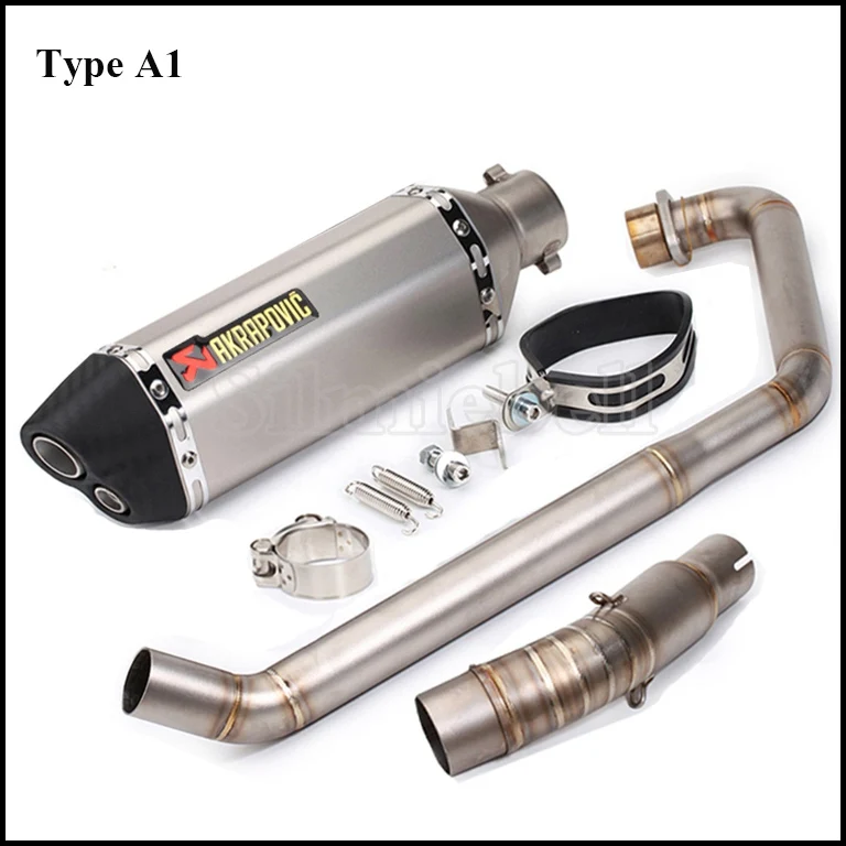 CB150R Escape Moto выхлопная труба для Honda CBR150R CBR150 без шнуровки мотоцикла Akrapovic глушитель