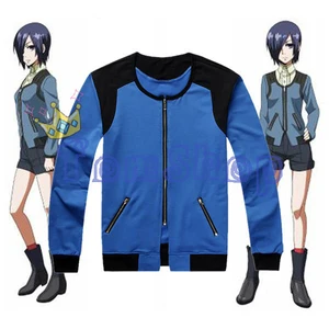 Популярный костюм для косплея аниме Токийский Гуль тока Кирисима тоука Топы Куртка пальто униформа Размер M L XL XXL Бесплатная доставка