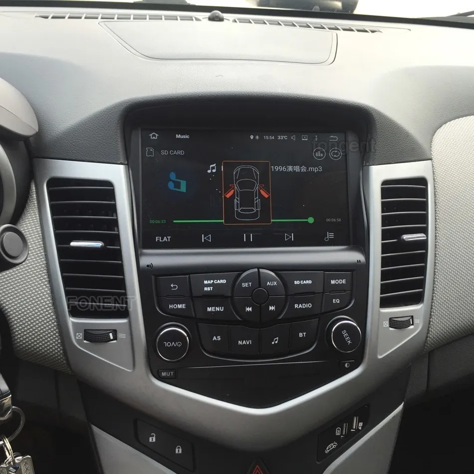 " Android 9,0 Автомобильный gps радио плеер для Chevrolet Cruze 2008-2011 с восьмиядерным процессором PX6 4 Гб+ 64 Гб Авто Стерео навигатор мультимедиа