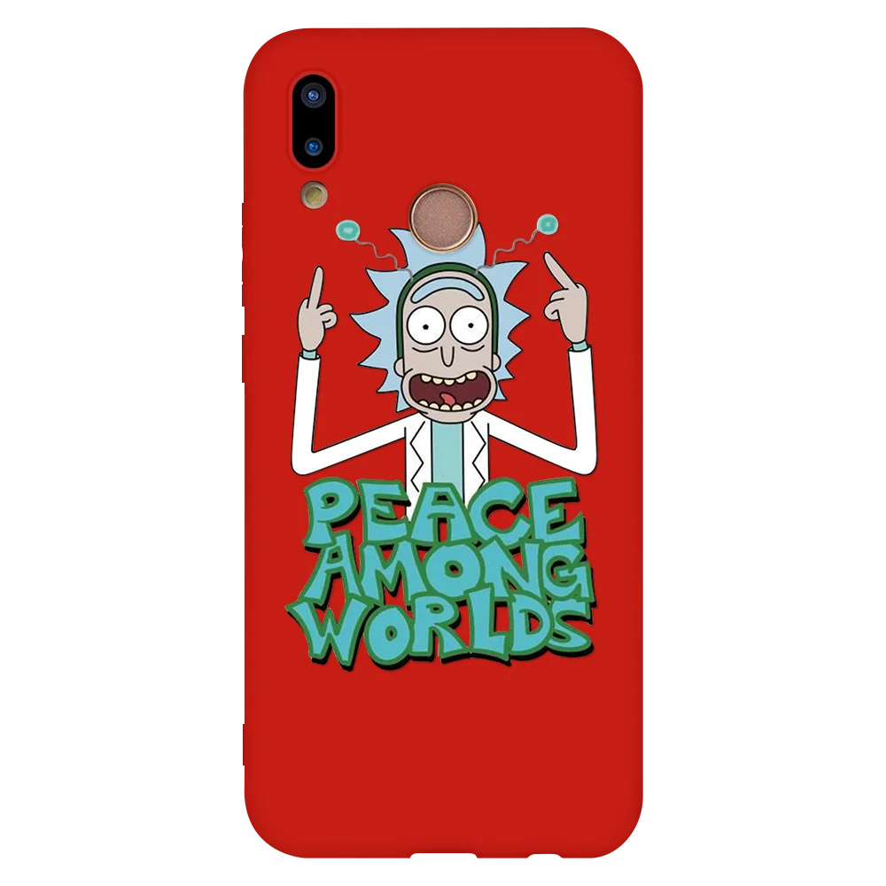 Kho-0rpeace Цветной силиконовый матовый чехол Rick and marty для huawei Honor 9X 8X 10i 20i 20 Pro mate 20 30 P20 P30 Pro Lite P Smart TPU чехол - Цвет: Kho-0rpeace