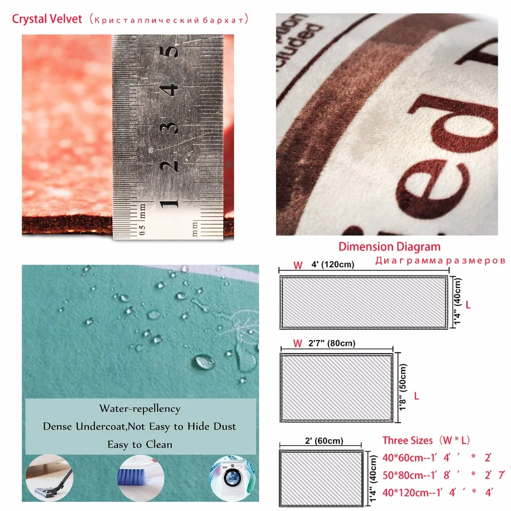 

Sea Turtle Anchor Area Rug And Carpet For Kids Baby Home Living Room Crystal Velvet Toilet Bedroom kitchen Door Floor Bath Mats