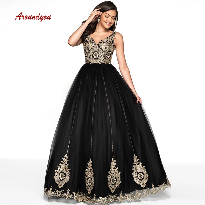 

Черное длинное кружевное платье для выпускного вечера, Привлекательное Женское официальное вечернее платье, платья 2019, платье для вечеринк...