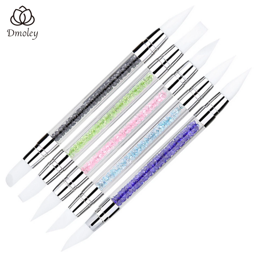 Искусство для ногтей скульптура резьба ручка кисти горный хрусталь Кристалл