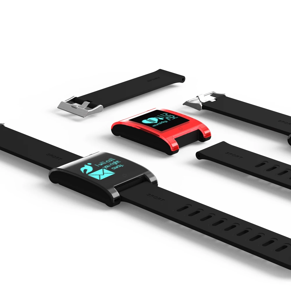 Фустер dm68 Спорт Bluetooth умный Браслет nRF51822 чип здорового hr и br запястье с магнитной