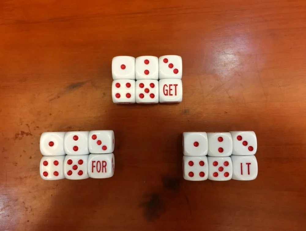 Хочу забыть друг о другом или себе с этим набором игральных костей можно выразить