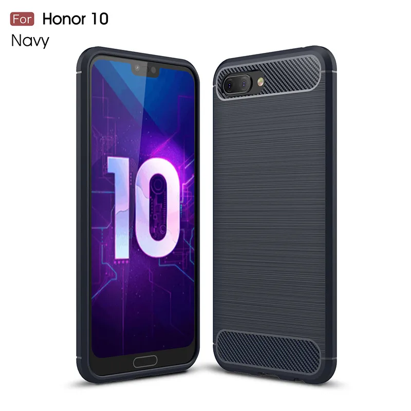Чехол для мобильного телефона Honor 10 Hua Wei из углеродного волокна технология кисти