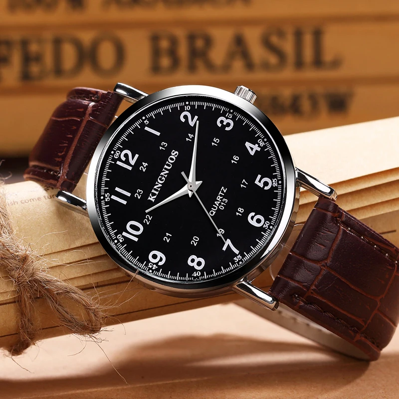 

Relogio Masculino 2020 Fashion Mens Watches Top Brand Luxury Leather Business Quartz-Watch Men Colck Wristwatch Erkek kol saati