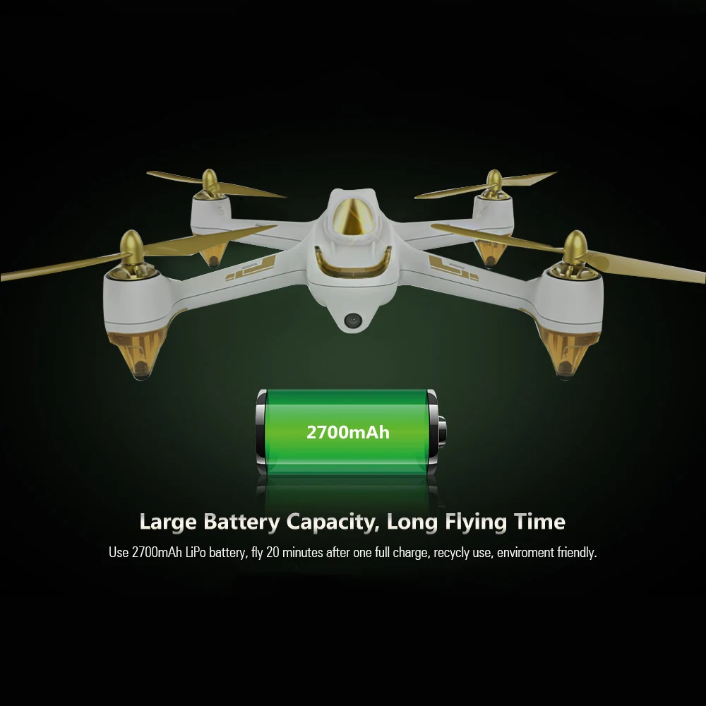 Hubsan H501S Pro X4 5,8G wifi FPV Бесщеточный Дрон с камерой 1080P 10CH 6 Axis gps Профессиональный Квадрокоптер RC Сделано