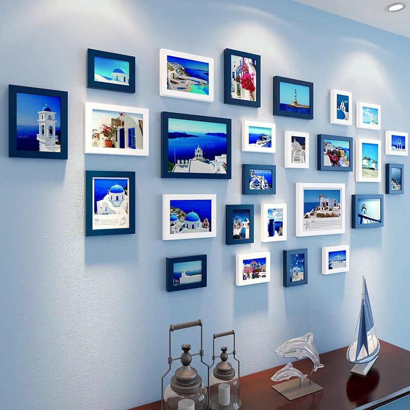 26 шт./компл. большое пространство фоторамки комбинации настенная подвесная