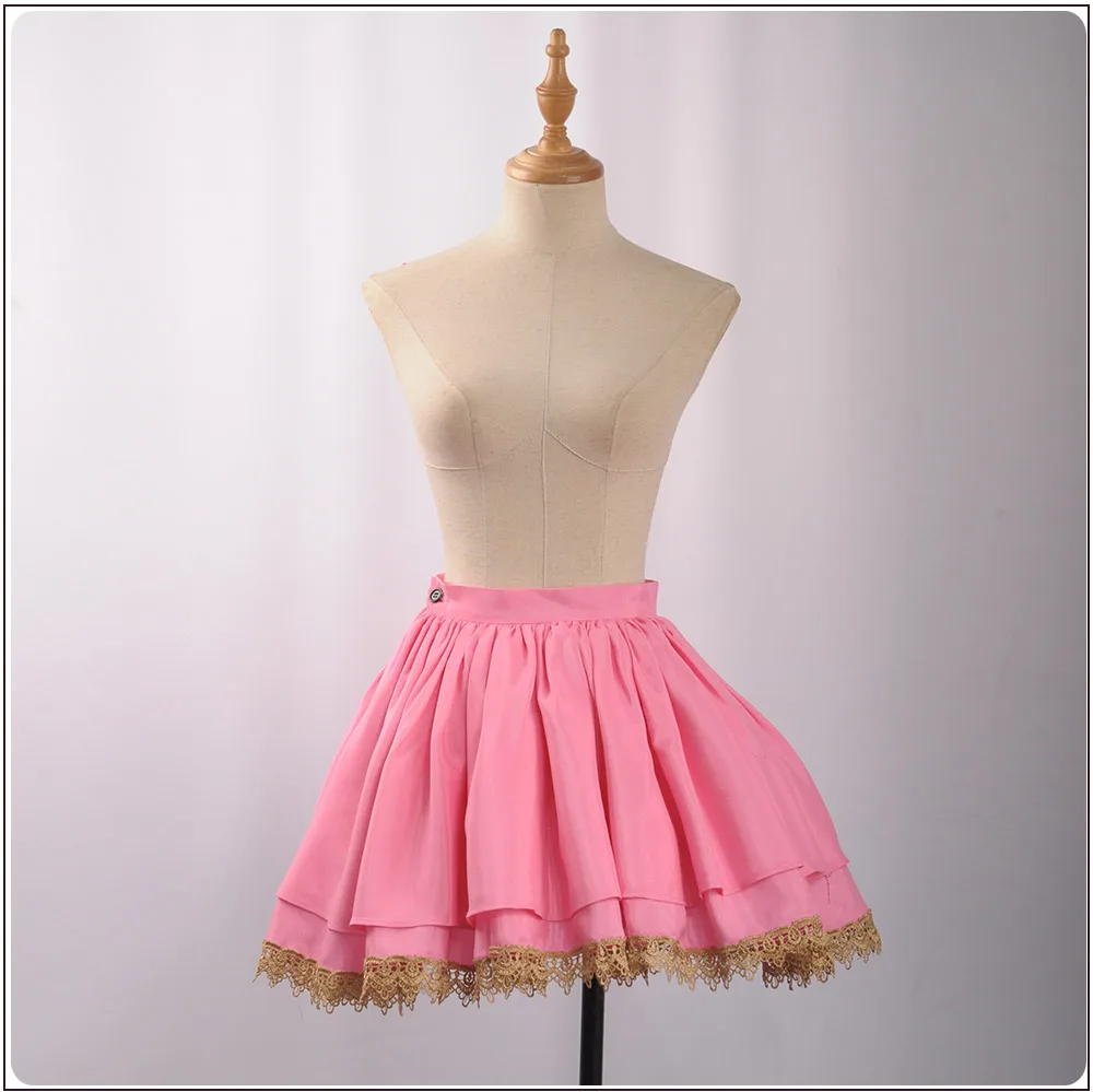 Аниме Love live Косплей ведьмы колдун Пробуждение Cos костюм Сексуальная розовая юбка