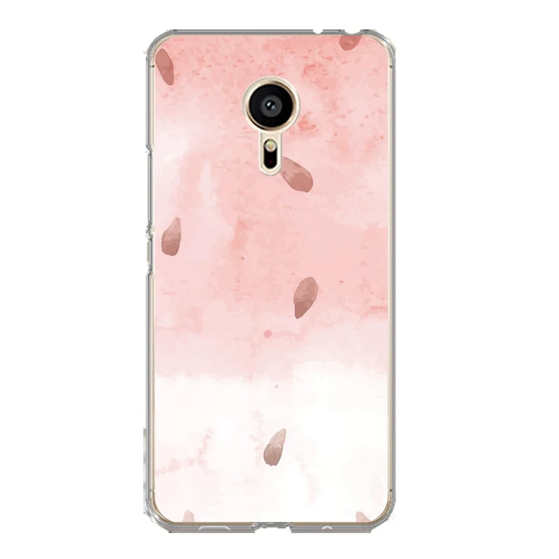 Feather Soft Clear TPU Phone Case For meilan MX6 pro6 U20 U10 A5 M5 M5S E E2 Printed Coque Pink Panther Cute Cover Free Shipping | Мобильные