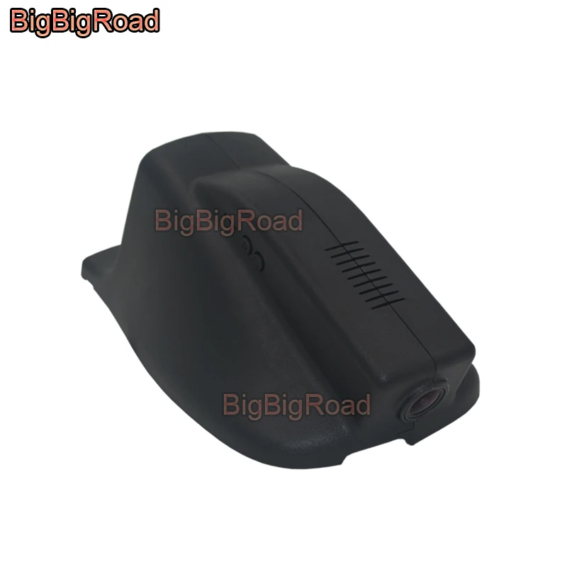 Black Single Camera Автомобильный видеорегистратор BigBigRoad, Wi-Fi, видеорегистратор, камера с широким углом обзора для Jeep Guide Compass 200T HD 1080P - Название цвета: Black Single Camera