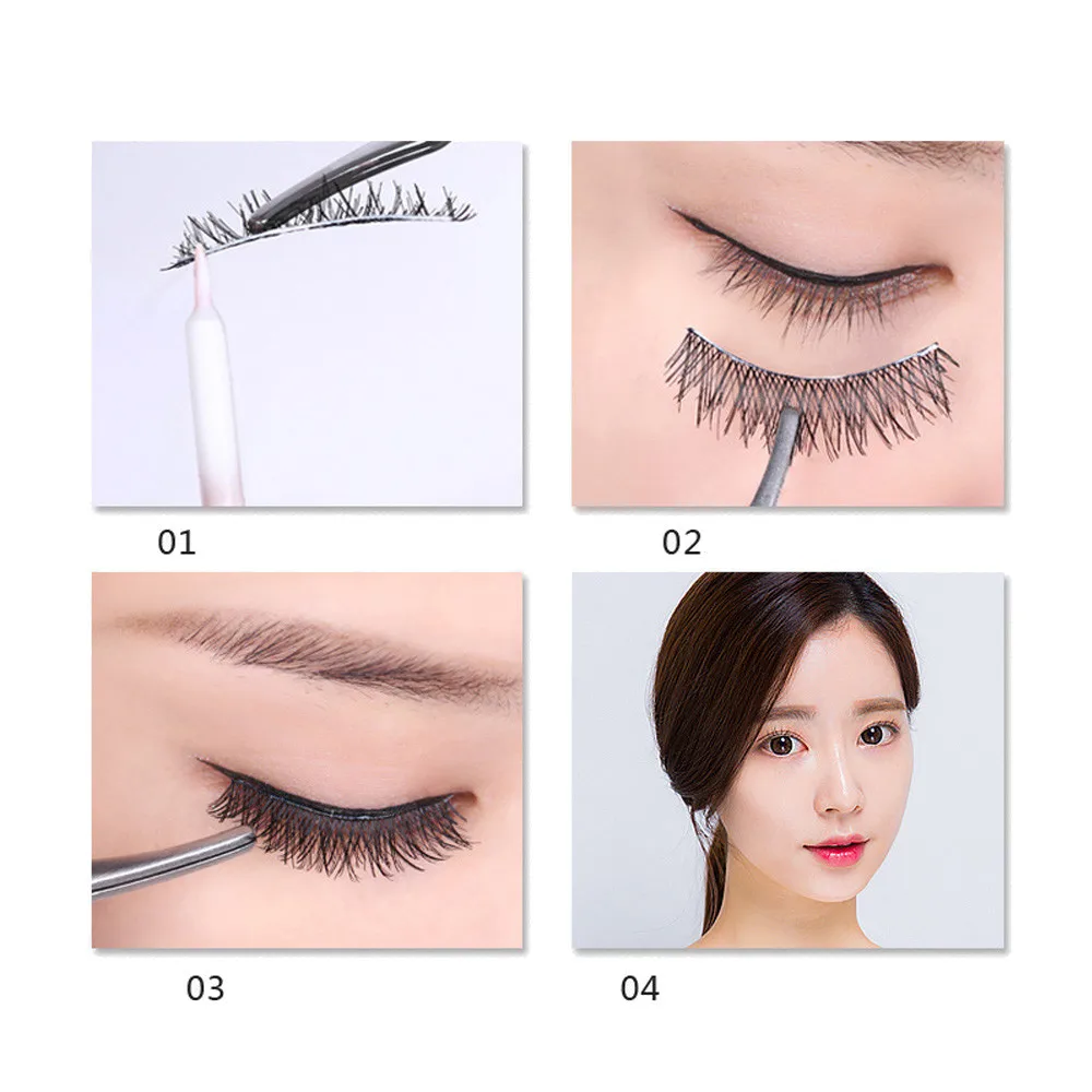 1 шт. клей для ресниц 5 мл Прозрачные черные ресницы клеи норковые косметические