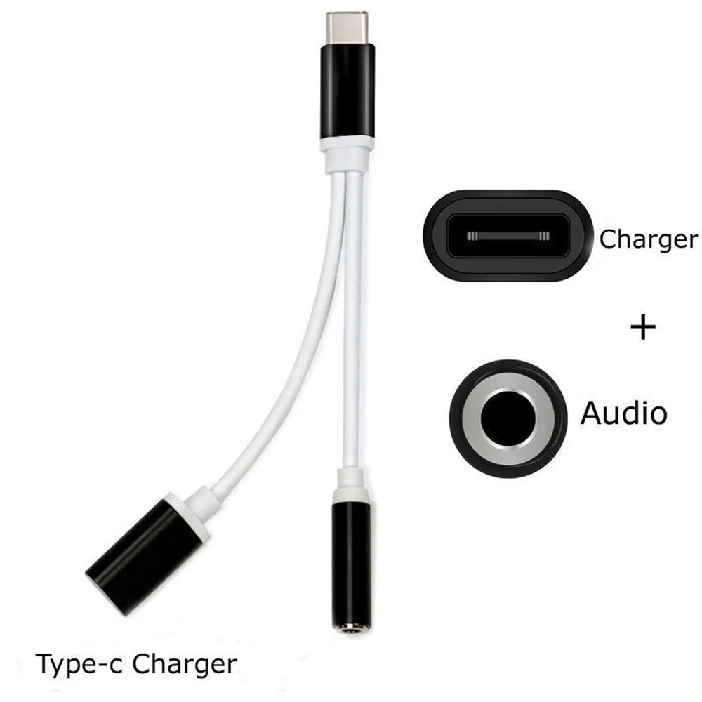 12 5 см USB Type C до 3 мм разъем AUX для наушников аудио сплиттер адаптер кабель из