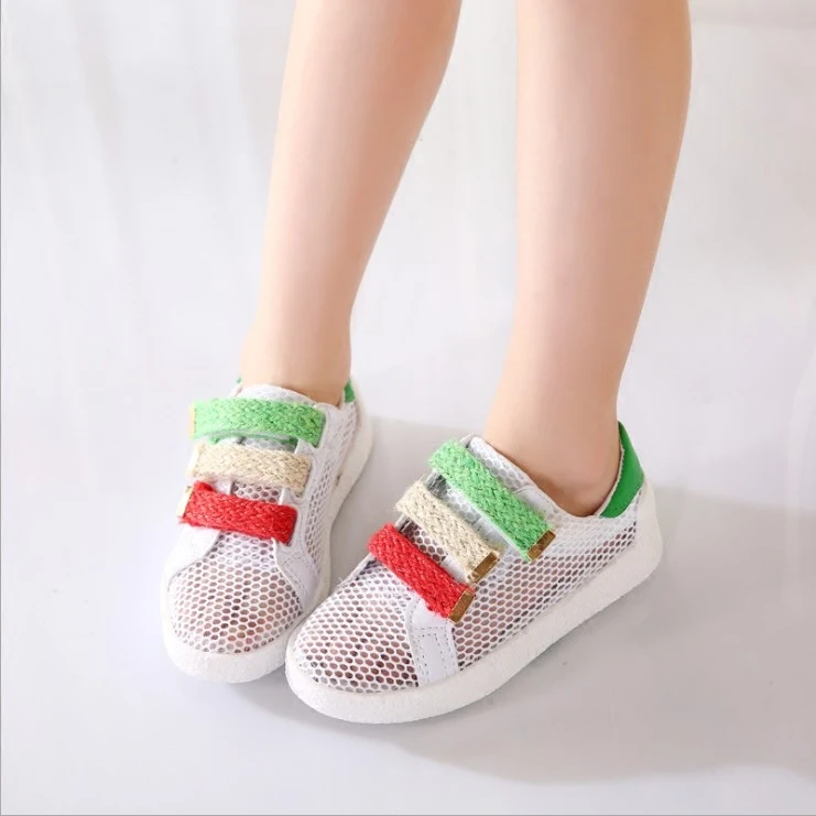 Топ продаж детей shoes девушки кроссовки 2017 летние новых мальчиков дышащая спорт