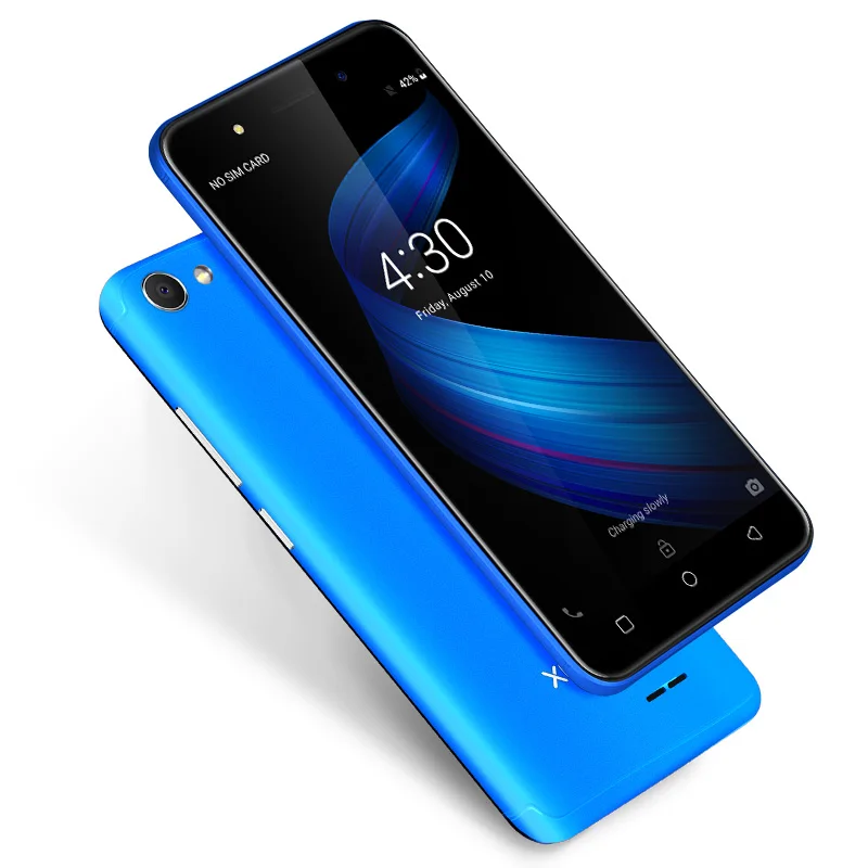 XGODY X6, 3G, две sim-карты, смартфон, Android 8,1, Oreo, мобильный телефон, четыре ядра, 1 Гб+ 8 Гб, 2500 мАч, gps, Bluetooth, WiFi, мобильный телефон - Цвет: Blue