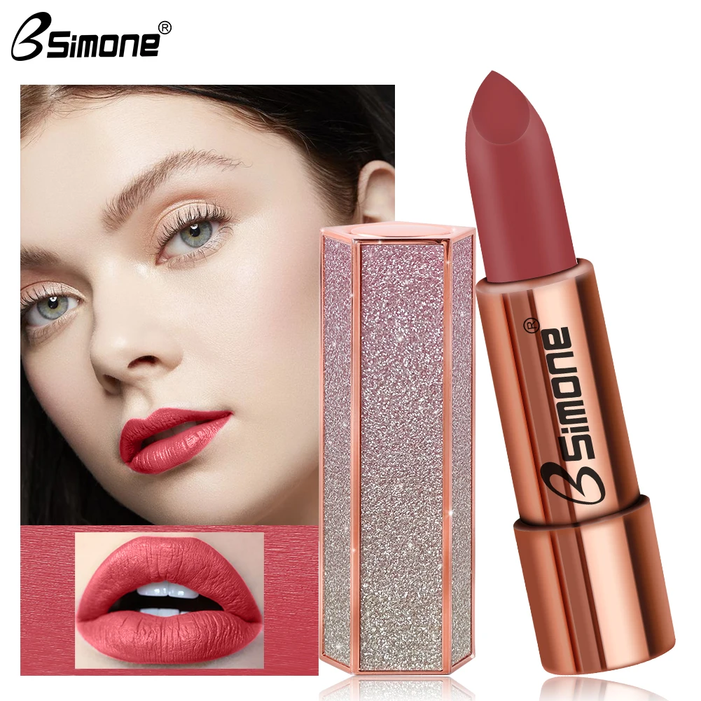 1 шт. телесного цвета Водонепроницаемый губная помада матовая тыквы витамин E