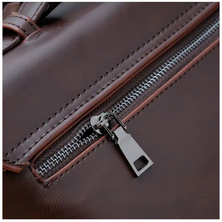 Brand Casual Men Briefcase Men Messenger Bags Business Vintage Crazy Horse Leather Shoulder Bag Male Laptop Bags for Men