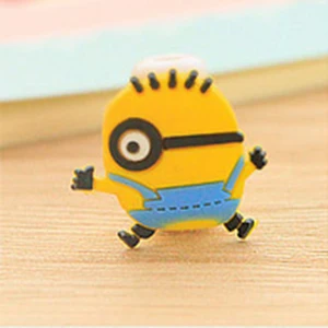 Minions Мультфильм кабель протектор передачи данных Шнур протектор защитный чехол кабель Winder чехол для iPhone usb зарядный кабель - Цвет: Minions