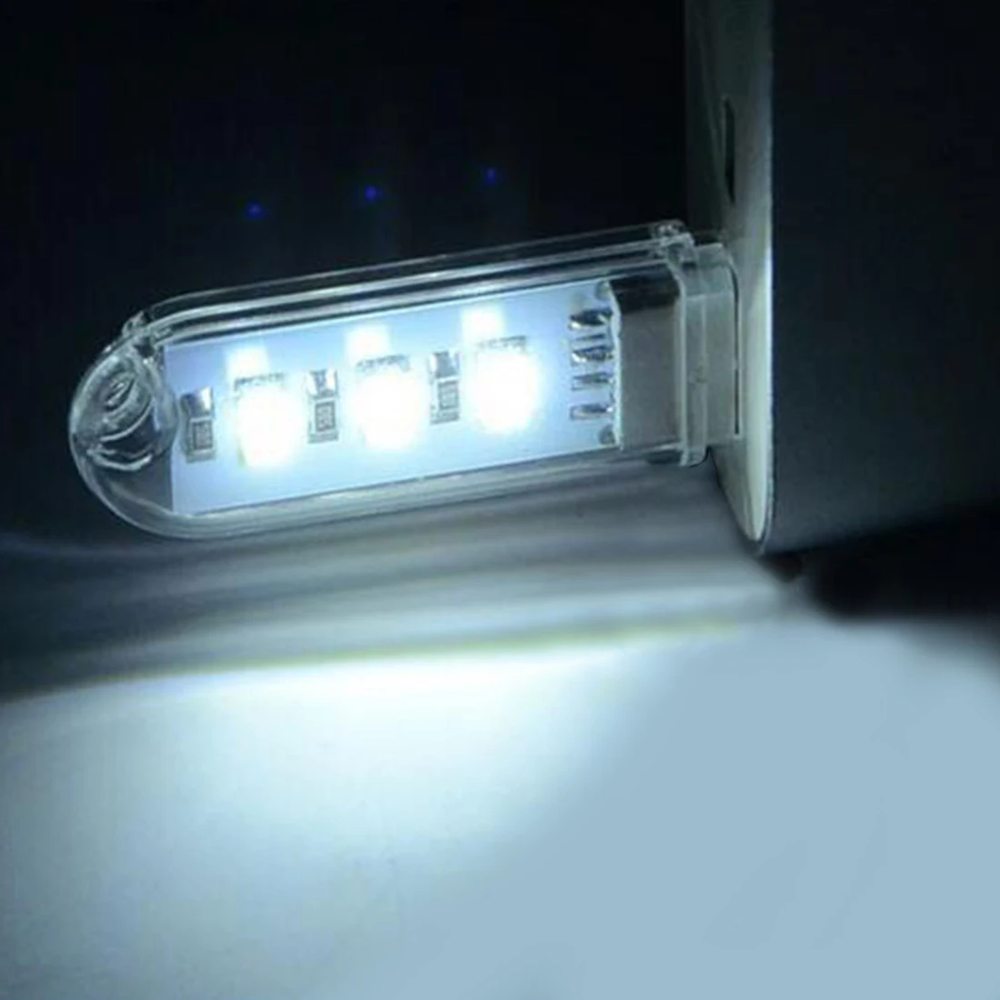 1 шт. Мини Портативный USB светодиодный светильник для книг 3 светодиода DC 5 В