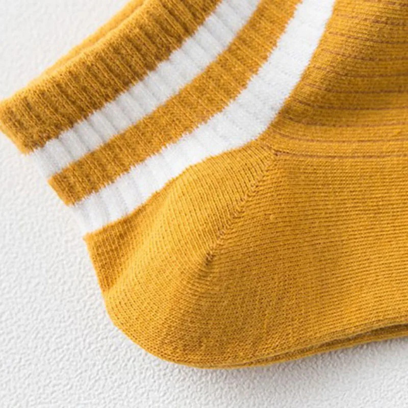 Women Classic Striped Cotton Short Socks Summer Ankle slippers Female Art Funny Soft Casual Hosiery Fashion Sox | Женская одежда