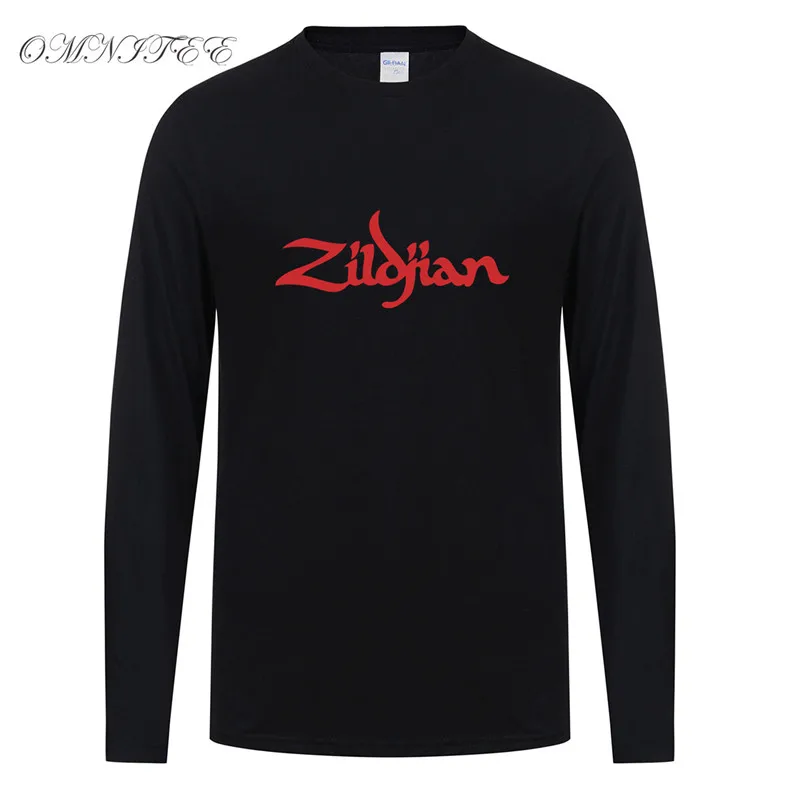 Spring Long Sleeve Zildjian T Shirt New Printed Men T-shirt Cotton XS-2XL Shirts Top Tees Clothing OT-357 | Мужская одежда